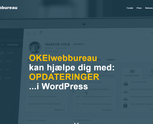 Webbureau - WordPress hjemmeside og opdateringer - OKEIwebbureau