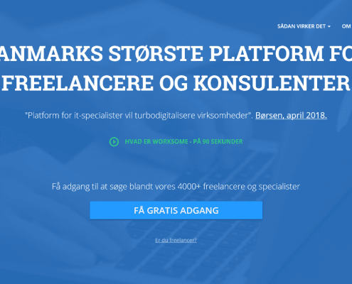 Worksome - Danmarks største platform for freelancere og konsulenter - WPIndex.dk